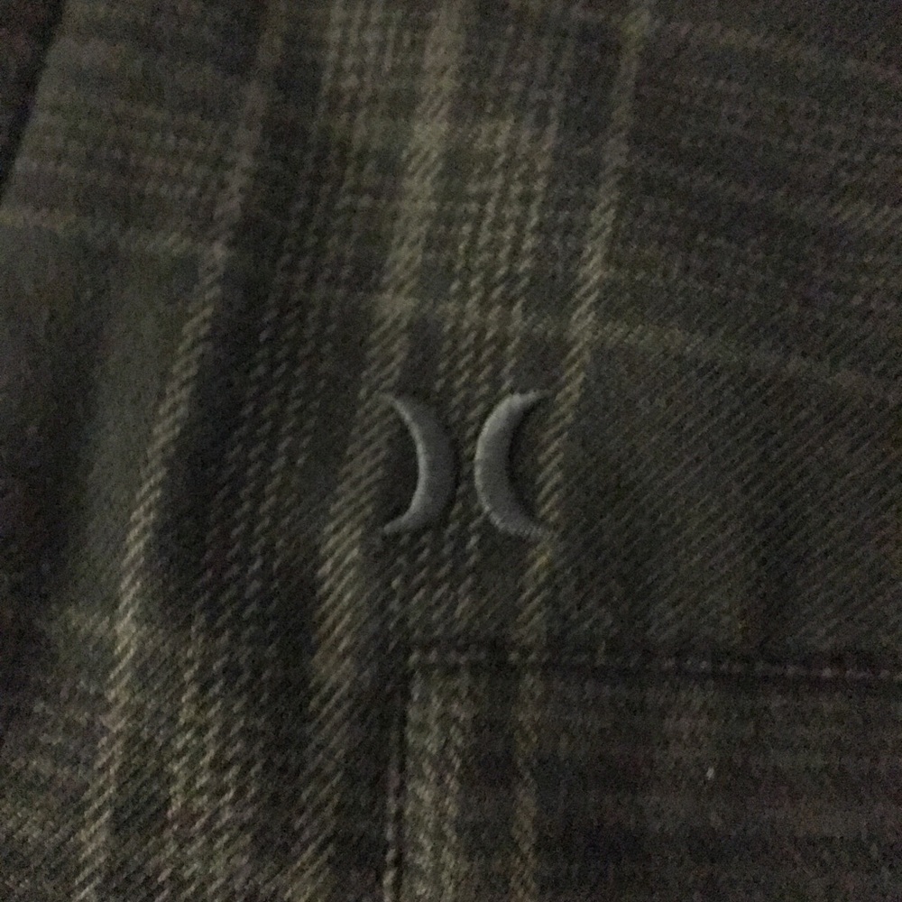 Causal fall/winter Hurley flannel jacket